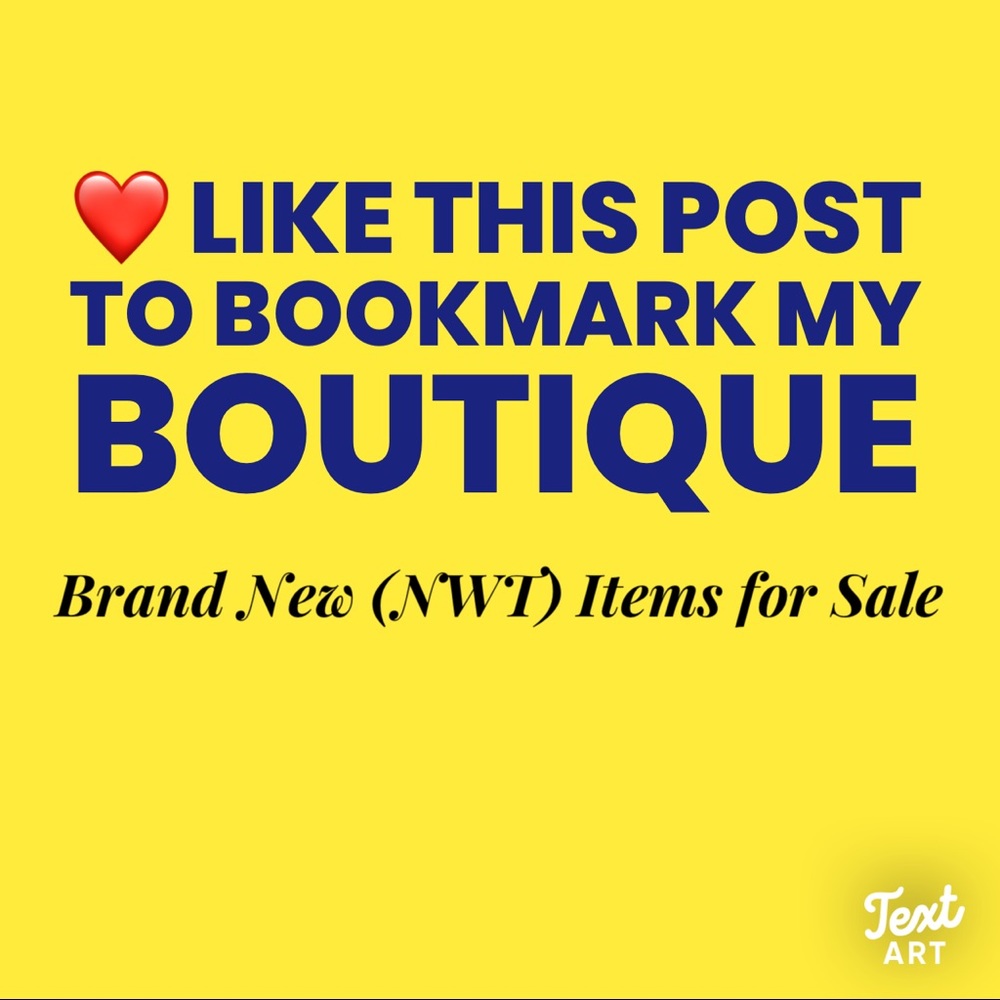❤️Like this post to be notified of new items in my BOUTIQUE❤️